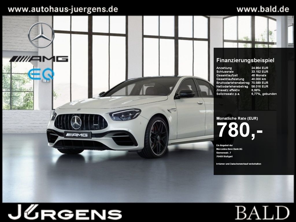 Mercedes-Benz E 63 AMG S 4M+ Vmax/Pano/Burm/Sitzklima/HUD/20'
