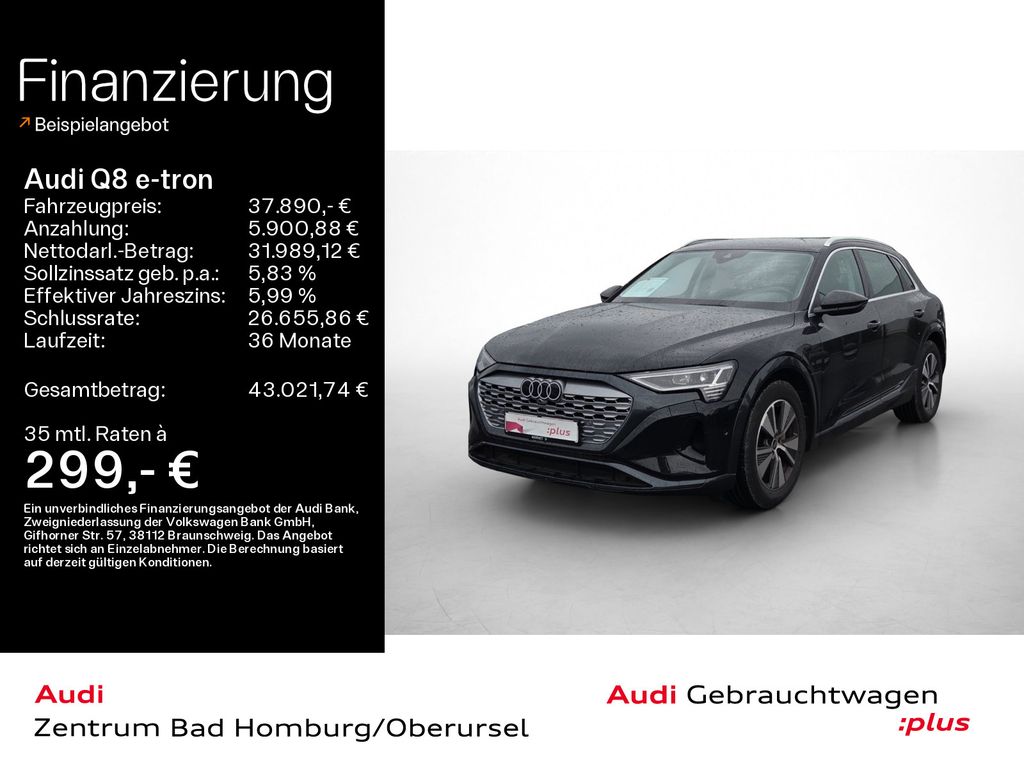 Bild des Angebotes Audi Q8 e-tron Advanced 50 qu*Navi*LED*AHK*Virtual*AC