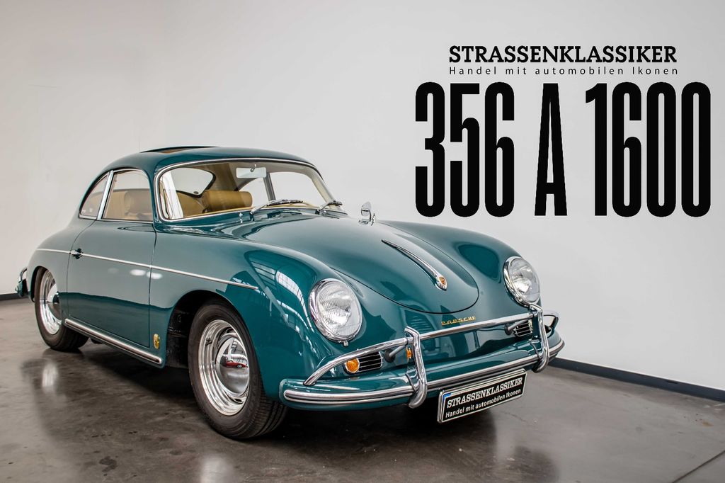 Bild des Angebotes Porsche 356 A 1600 Schiebedach Fjordgrün Zustand 1