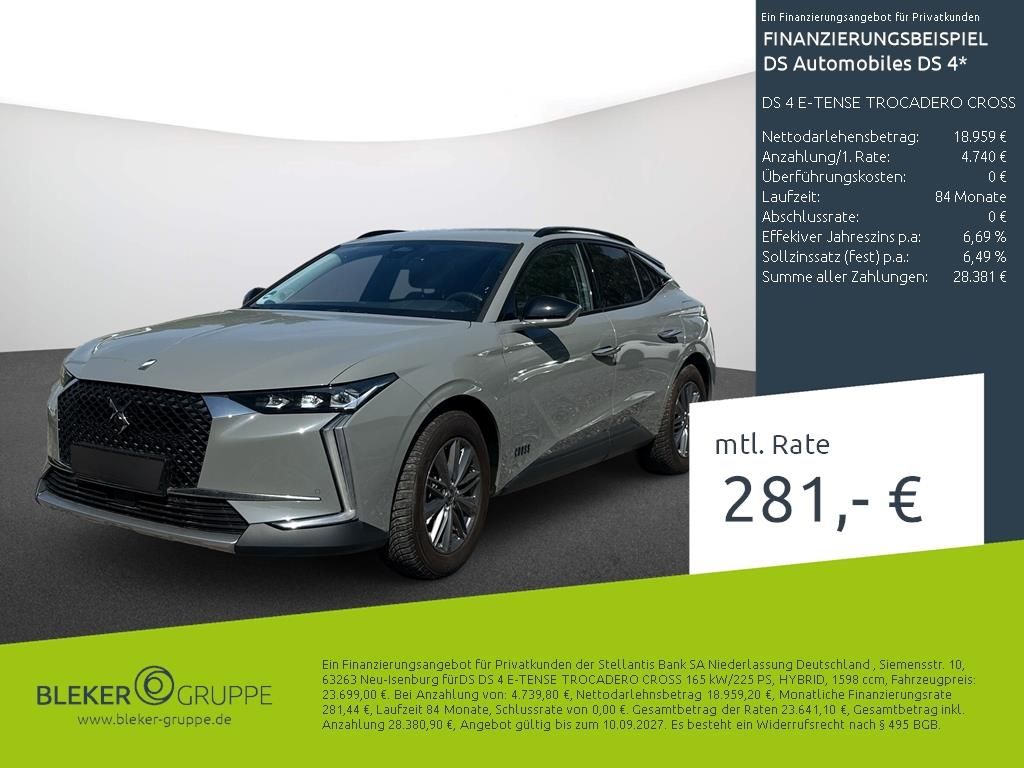 Bild des Angebotes DS Automobiles DS4 DS 4 E-TENSE TROCADERO CROSS