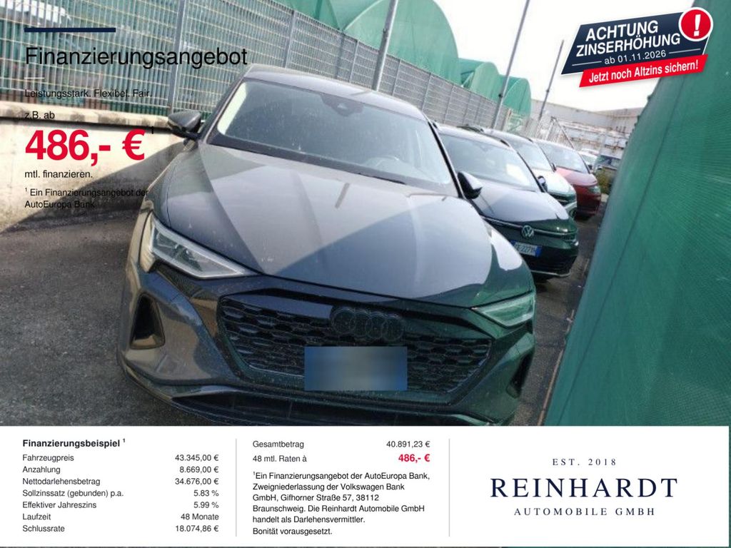 Audi Q8 E-TRON SPORTBACK 50 ADVANCED MATRIX/ACC/KAM.