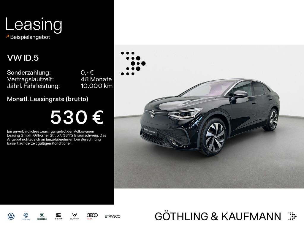 Bild des Angebotes Volkswagen ID.5 Pro*NAVI*WP*PANO*H&K*HUD*AHK*360*El.Heck*IQ