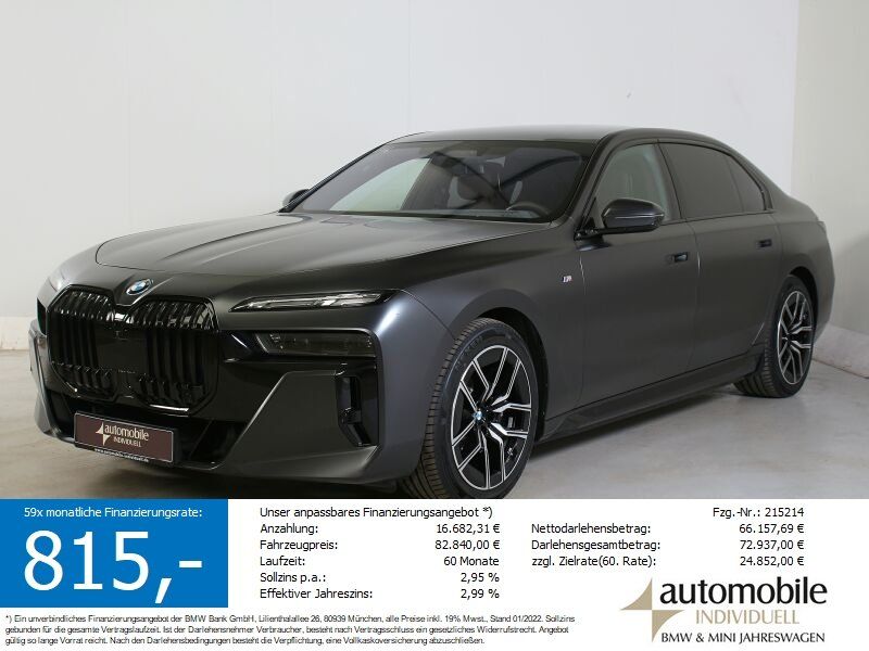 Bild des Angebotes BMW i7 xDr.60 M Sportpaket NP 194930.- Fond Entert.