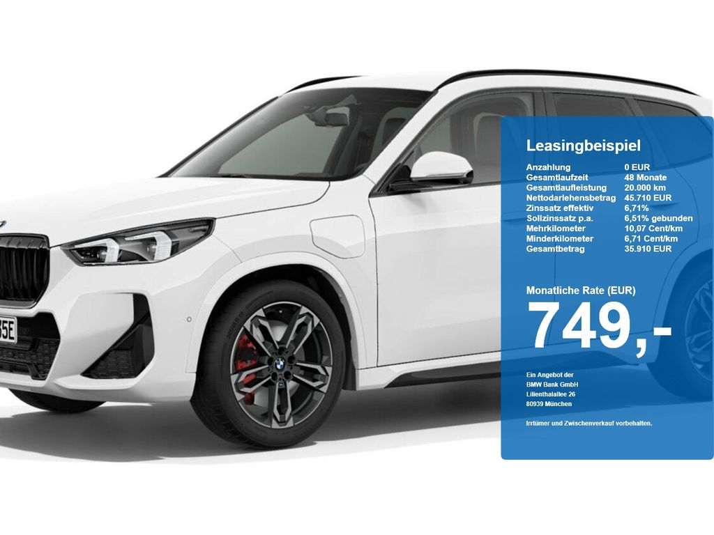BMW X1 xDrive25e UPE 67.150 EUR ///M-Sport SpurA AHK
