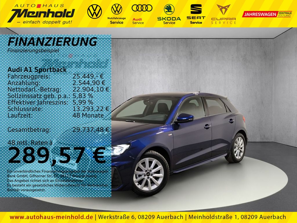 Bild des Angebotes Audi A1 Sportback S line 30 TFSI S tronic, Kamera