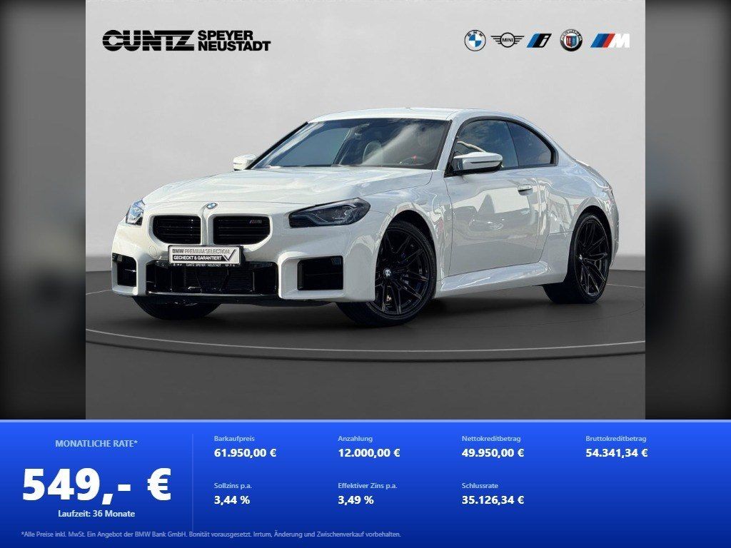Bild des Angebotes BMW M2 Coupé ab 1,99% eff. / 1.000,- Zubehör Gutsche
