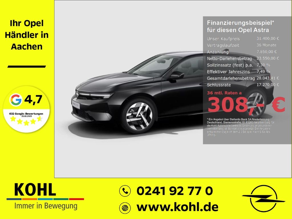 Opel Astra Electric Ultimate 156PS Navi HUD Allwetter