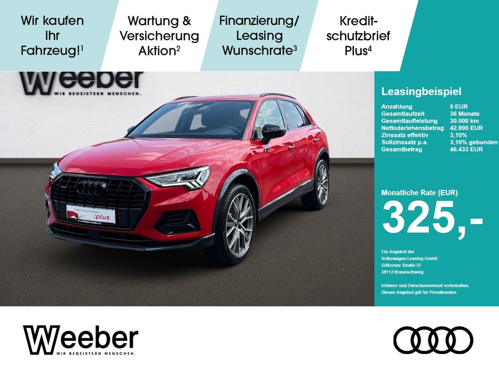 Bild des Angebotes Audi Q3 quattro *PANO*MATRIX*AHK*360°CAM*BLACKSTYLE*5