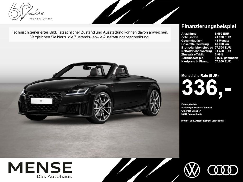 Bild des Angebotes Audi TT Roadster 45 TFSI quattro S tronic S line