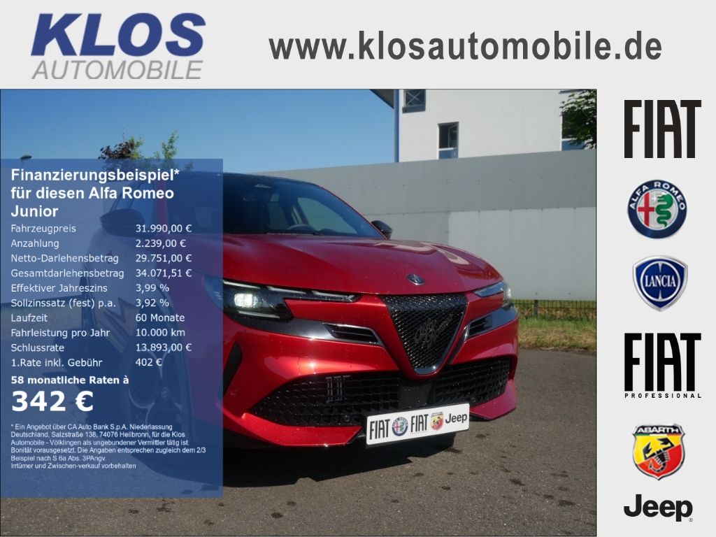 Bild des Angebotes Alfa Romeo Junior IBRIDA TI 1.2 VGT 145PS DCT6 SCHIEBEDACH