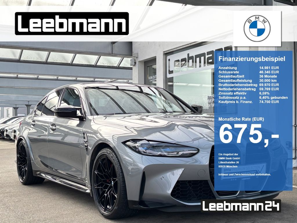 Bild des Angebotes BMW M3 Comp M xDr. Lim Carbon/Vollleder 2.J.GARANTIE