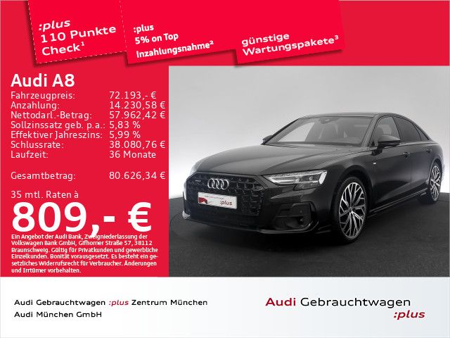 Bild des Angebotes Audi A8 50 TDI qu. S line Pano/StdHzg/RSR/21"Zoll