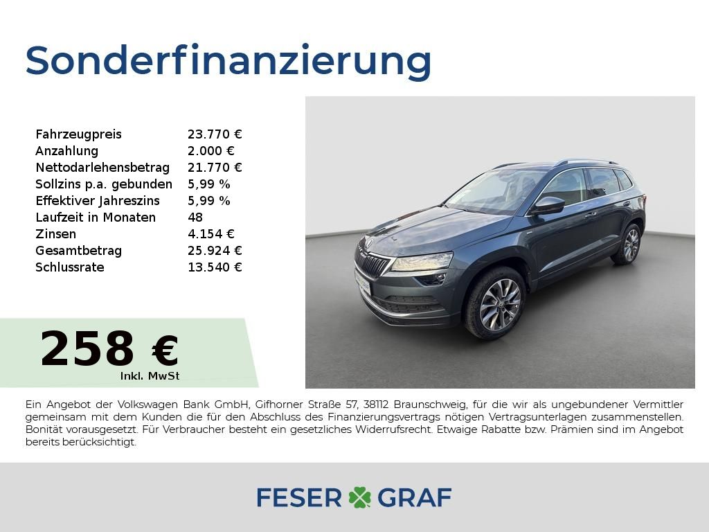 Bild des Angebotes Skoda Karoq Ambition 1,5l TSI DSG * NAVI LED SHZ TEMP*