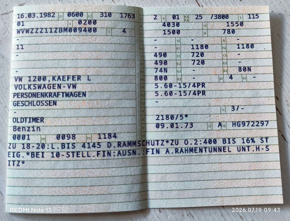 Bild des Angebotes Volkswagen Käfer