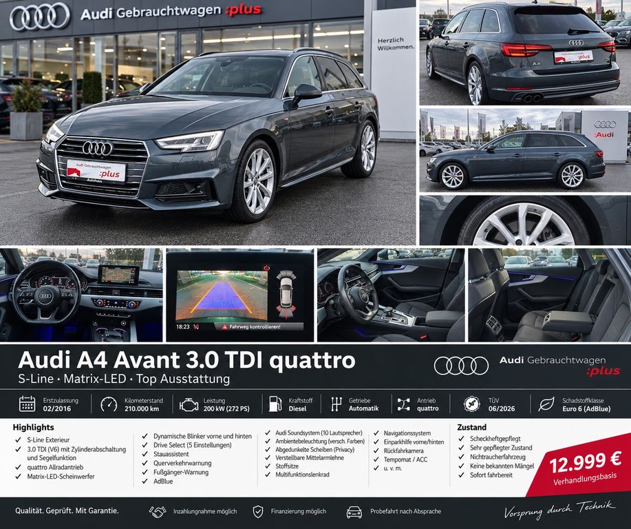 Audi A4 3.0 TDI tiptronic quattro Avant -