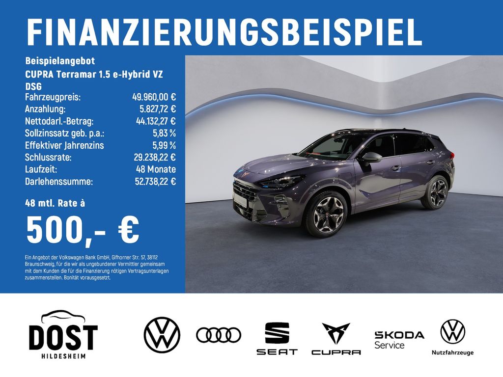 Bild des Angebotes Cupra Terramar 1.5 e-Hybrid VZ DSG NAVI+PDC+SHZ+LED