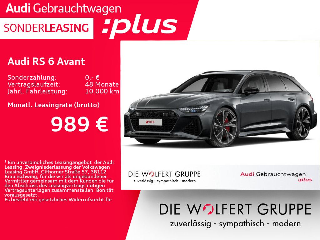Bild des Angebotes Audi RS 6 Avant RS-SPORTAGA*ALLRADLENKUNG*360°*AHK