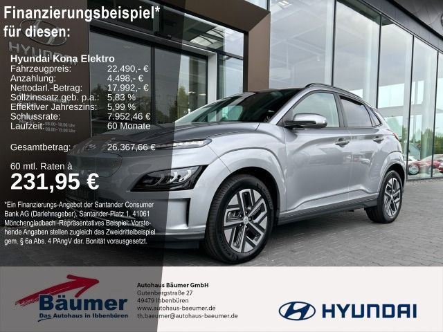 Bild des Angebotes Hyundai KONA Elektro 39,2 kWh ADVANTAGE +CAM +NAVI +SHZ