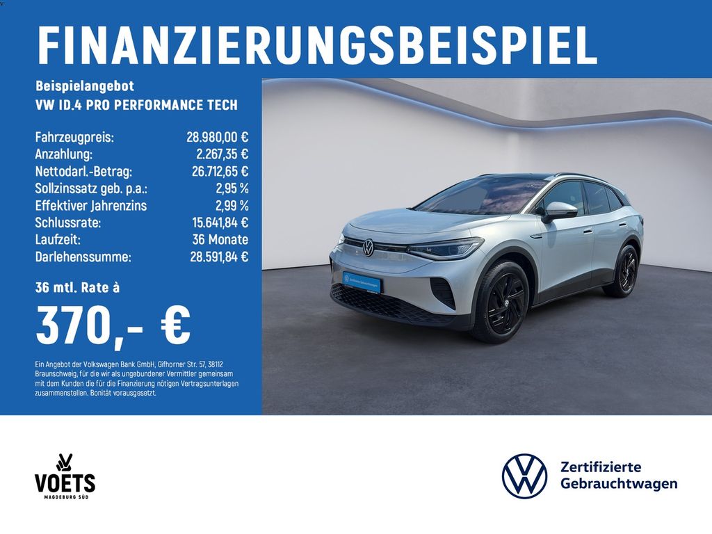 Bild des Angebotes Volkswagen ID.4 PRO PERFORMANCE TECH IQ-LIGHT+PANO+AREA+E&O