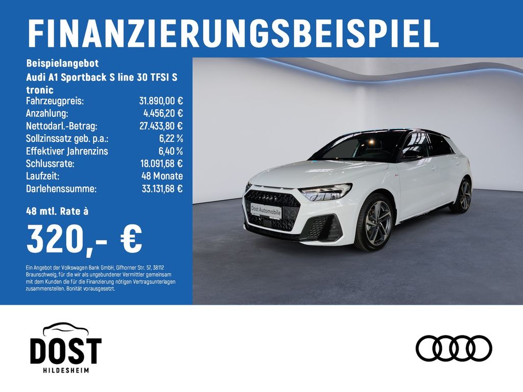Bild des Angebotes Audi A1 Sportback S line 30 TFSI S tronic LED+KAMERA