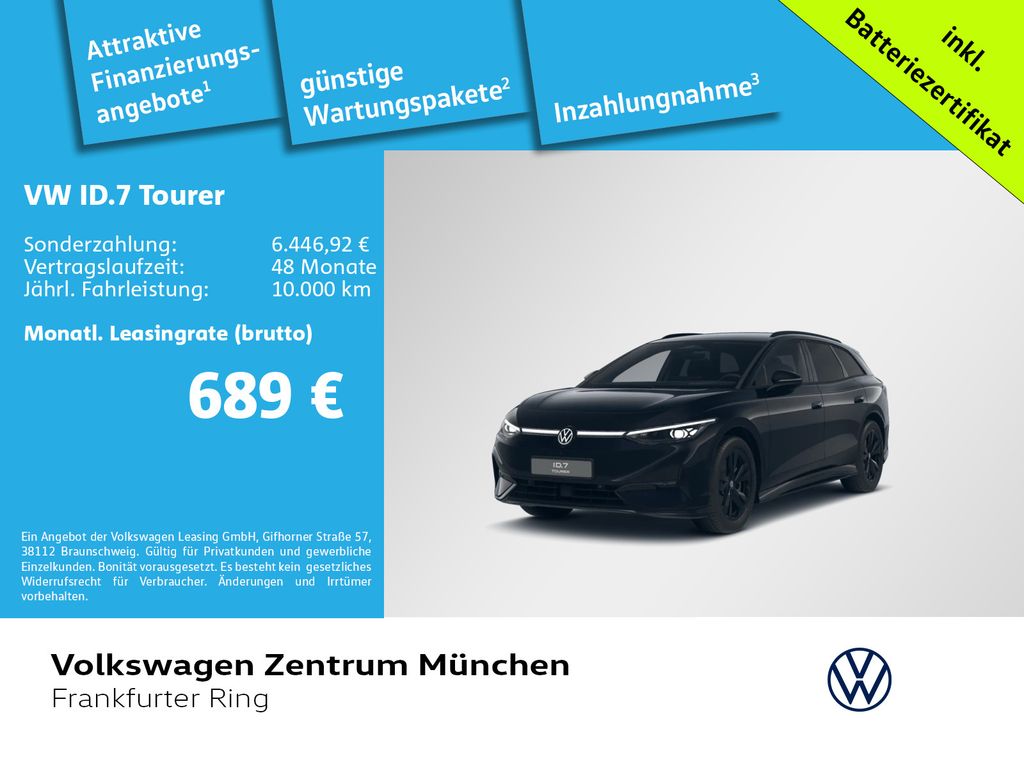 Volkswagen ID.7 Tourer Pro S 210 kW  BlackStyle AHK WärmePu