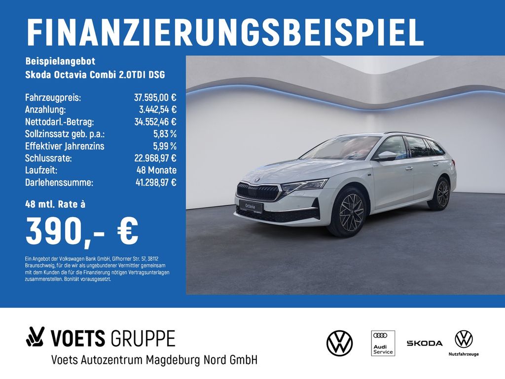 Bild des Angebotes Skoda Octavia Combi 2.0TDI DSG Tour LED+AHK+NAVI+DAB+