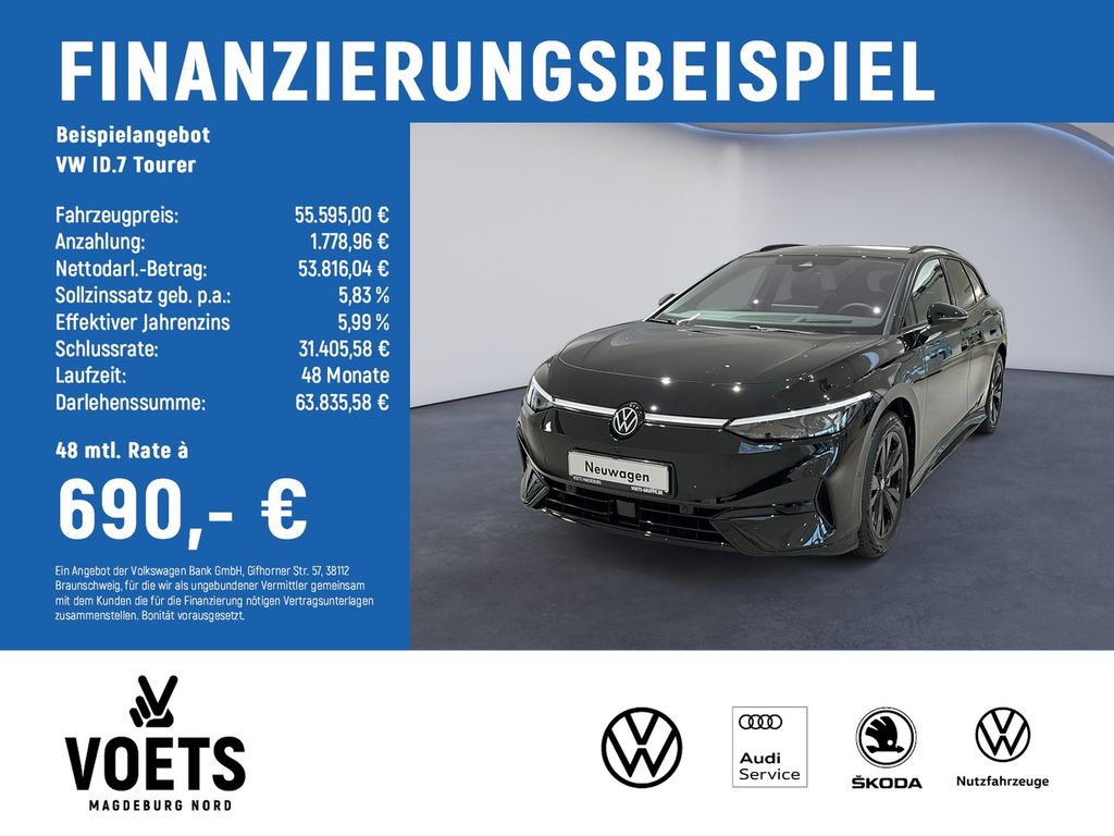 Bild des Angebotes Volkswagen ID.7 Tourer Pro S LED+NAVI+BLACK STYLE+IQ DRIVE+