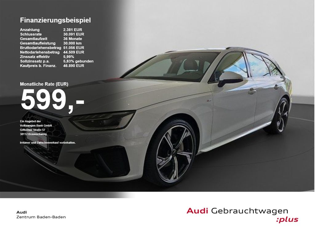 Bild des Angebotes Audi A4 Avant 40 TFSI quattro S tronic S line MATRIX