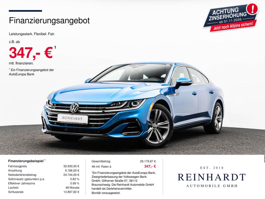 Volkswagen ARTEON LIMOUSINE 2.0TSi R LINE IQ-L/ACC/KAMERA