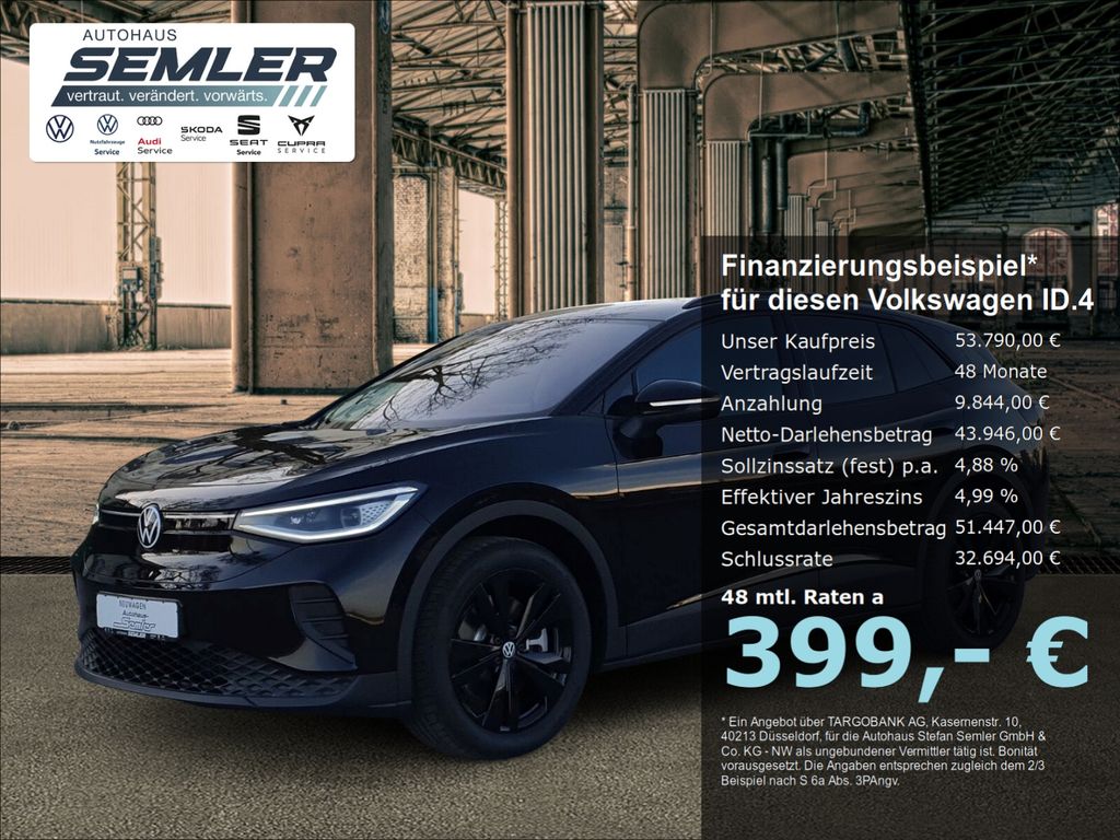 Bild des Angebotes Volkswagen ID.4 Pro Black Edition AHK HUD H&K WP MATRIX