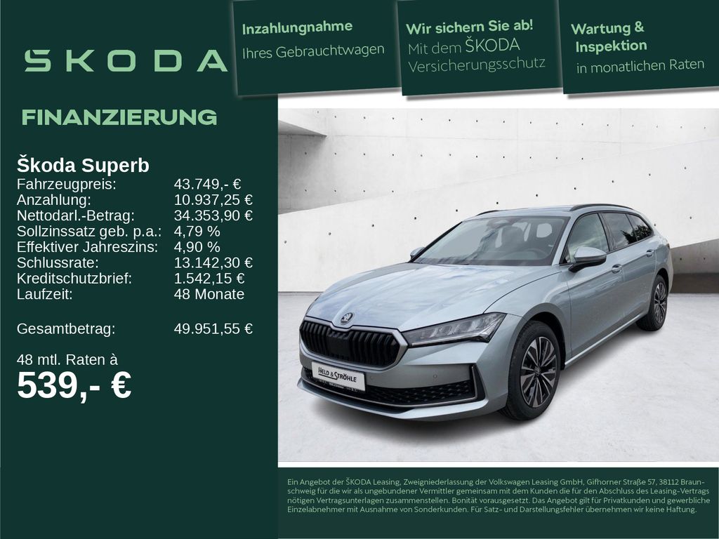 Skoda Superb Combi Selection 2,0 TDI 110 kW MASSAGE