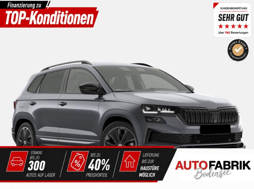 Bild des Angebotes Skoda Karoq Sportline 2.0 TSI DSG 4x4 AHK*NAVI*Android