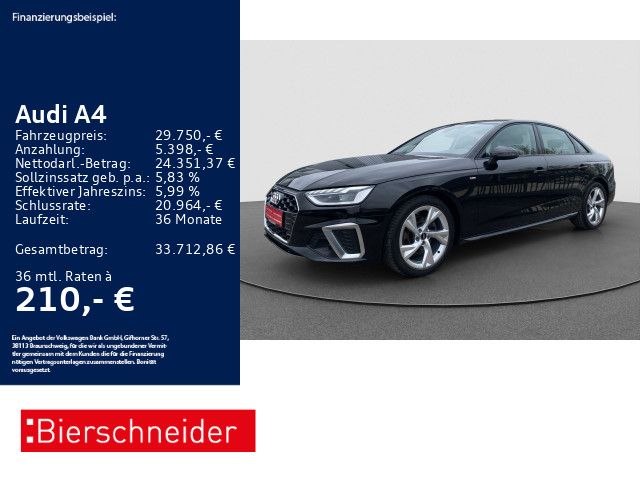 Bild des Angebotes Audi A4 Lim 35 TFSI S-Line AHK LED CAM ACC NAVI 18