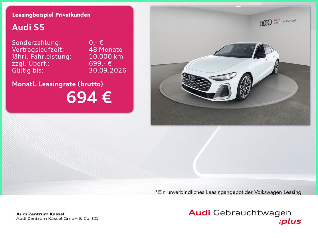 Bild des Angebotes Audi S5 Lim. 3.0 TFSI qu. Matrix B&O Pano HuD 360°