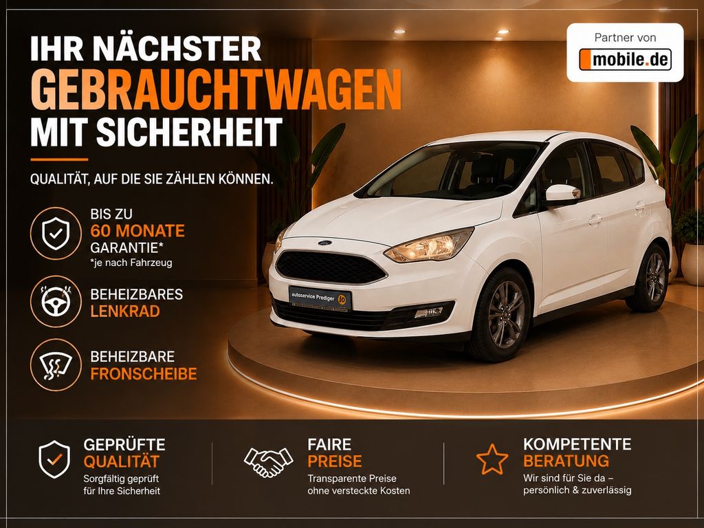 Bild des Angebotes Ford C-Max*Lenkrad/Frontscheibenheizung*PDC*