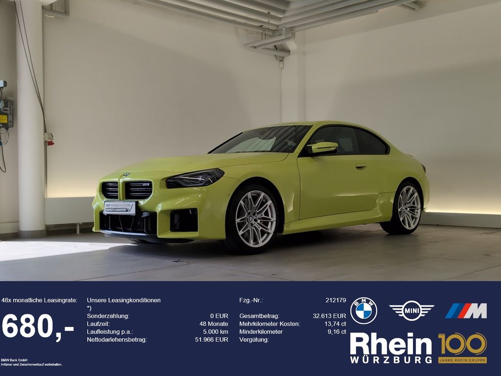 Bild des Angebotes BMW M2 Coupé Navi/LED/RFK/SHZ/HuD/Apple/PDC v+h Navi