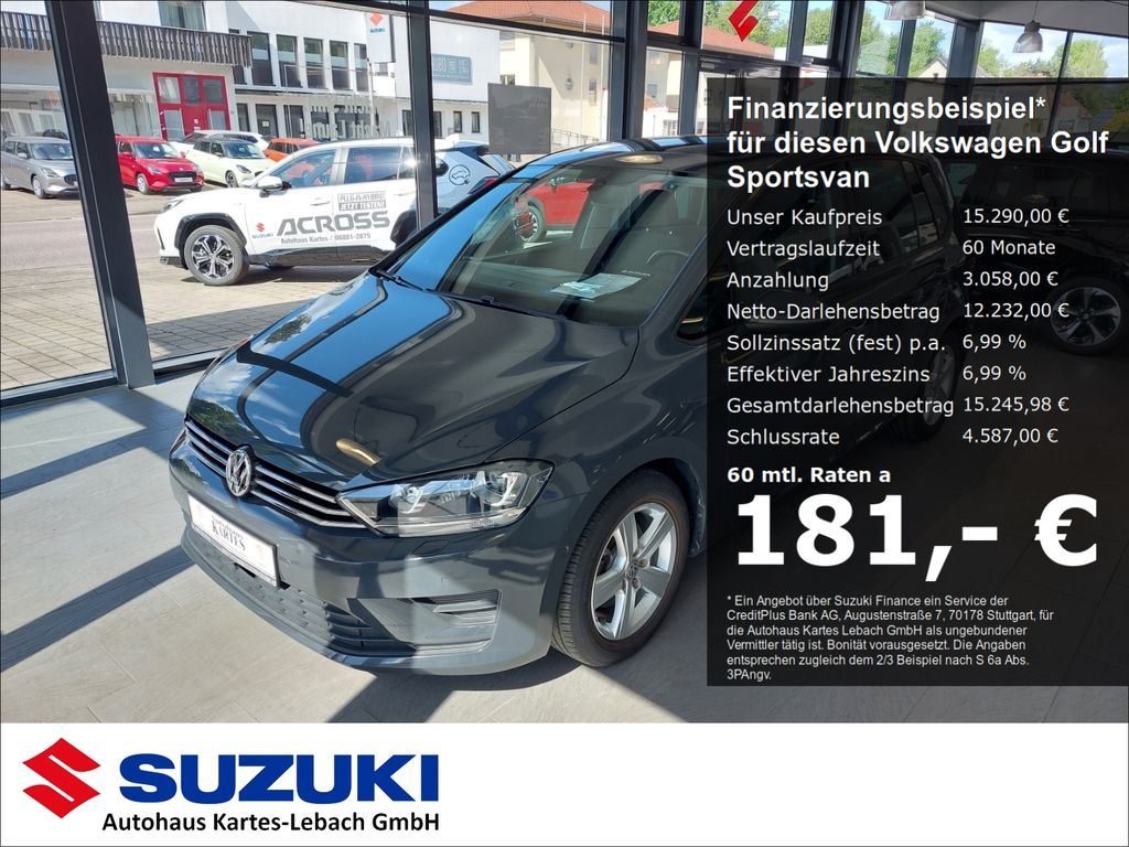Bild des Angebotes Volkswagen Golf Sportsvan Comfortline AT Standheizung Panor