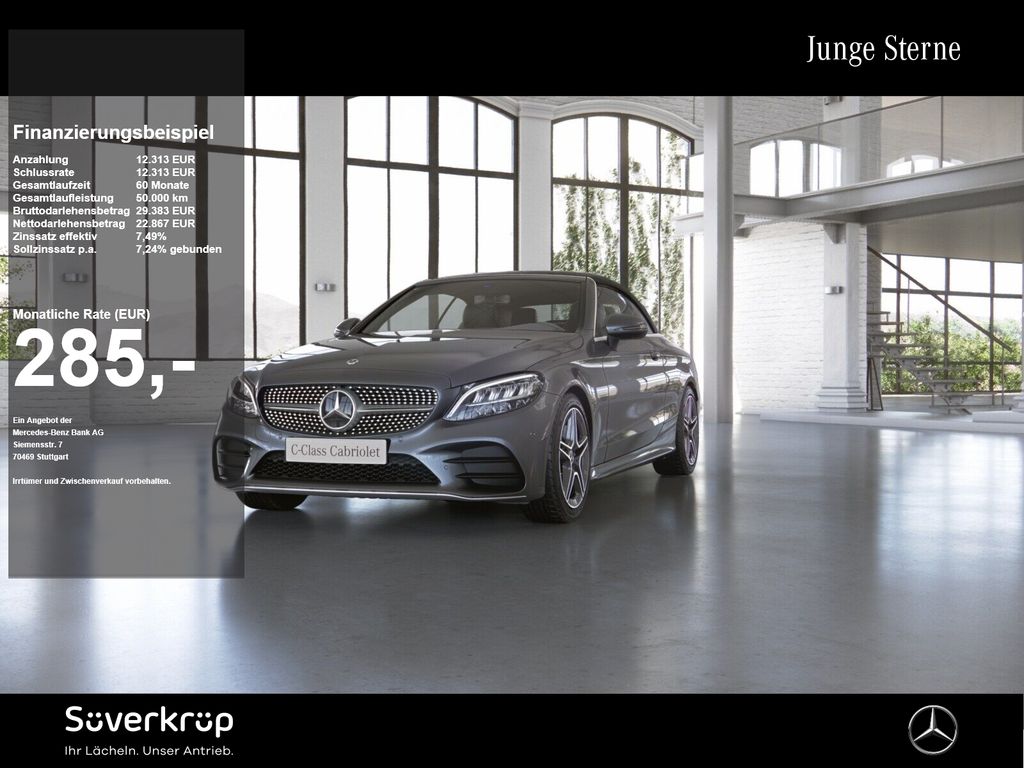 Bild des Angebotes Mercedes-Benz C 180 Cabriolet AMG KAMERA SPUR SHZ