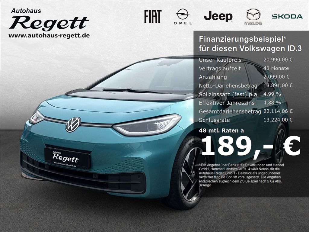 Bild des Angebotes Volkswagen ID.3 Pro Performance 150 kW Family*StandHZG*Pano