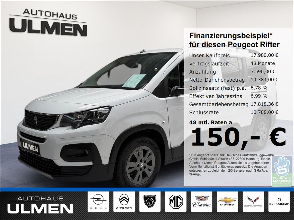 Bild des Angebotes Peugeot Rifter Allure Pack L2 Navi Rückfahrkamera Klima