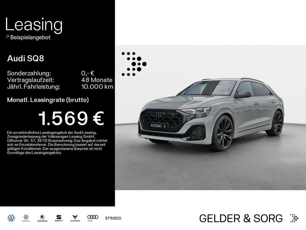 Audi SQ8 SUV EXCLUSIVE B&O*Matrix*HuD*Pano*Air*TV*360