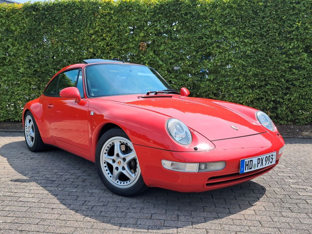 Bild des Angebotes Porsche 993 Targa Deutsch Scheckheft Indischrot