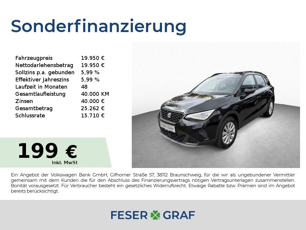 Bild des Angebotes Seat Arona Road Edition (95 PS) 5-Gang LED GJR RFK NA