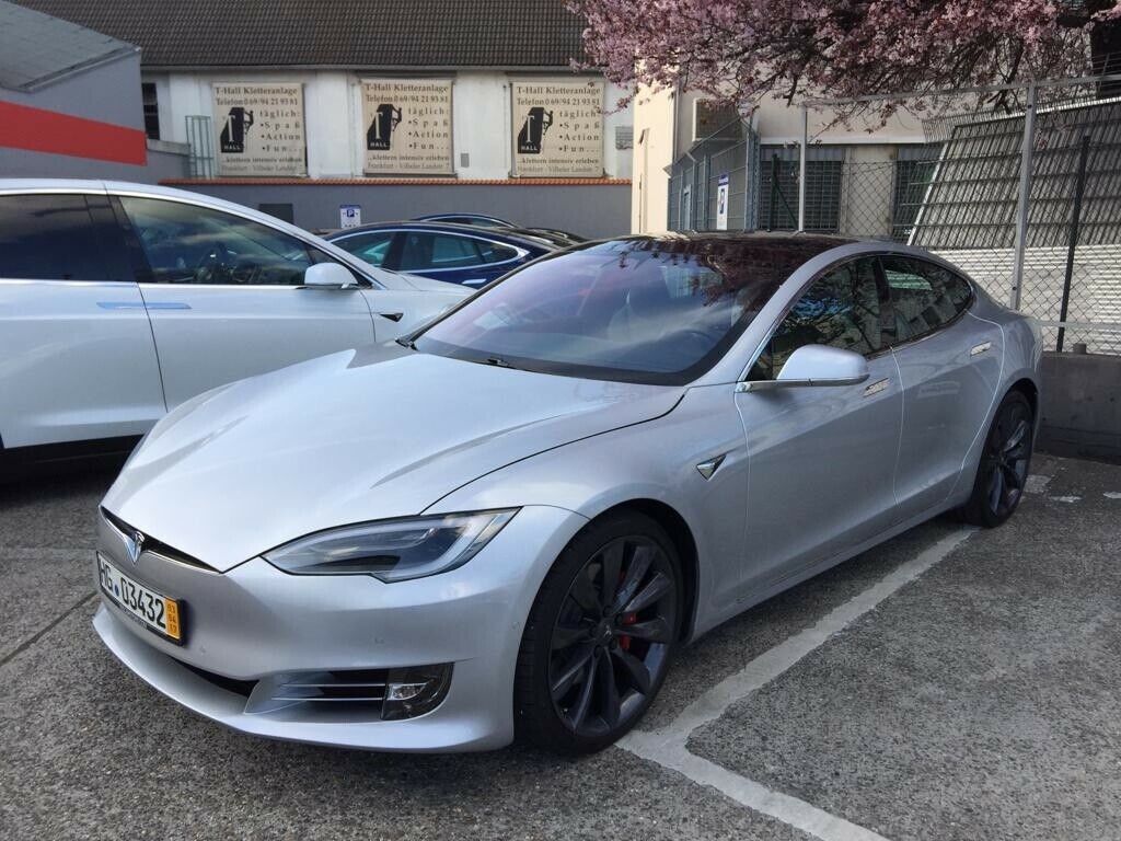 Bild des Angebotes Tesla MODEL S P100DL silber,770PS, AP,FSD & CCS/mieten