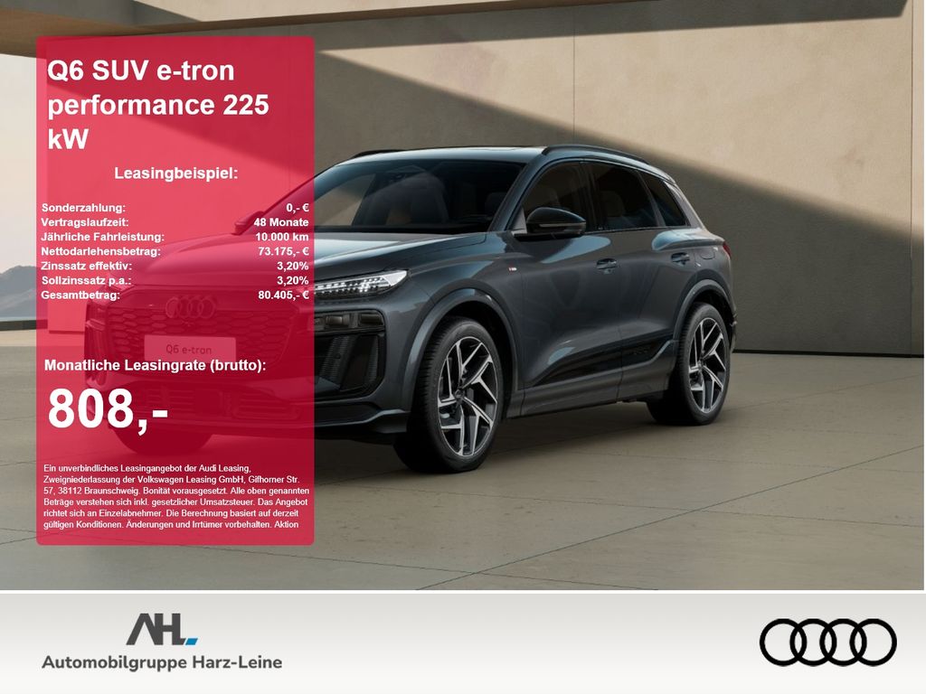 Bild des Angebotes Audi Q6 SUV e-tron performance 225 kW AHK