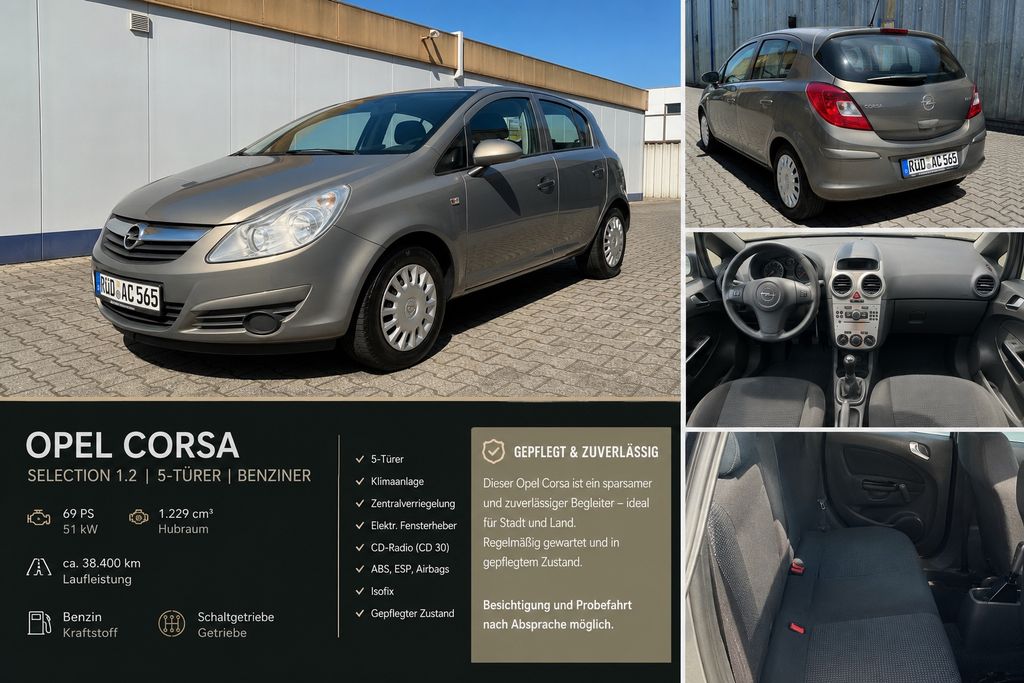 Bild des Angebotes Opel Corsa 1.2 ecoFLEX Selection Selection