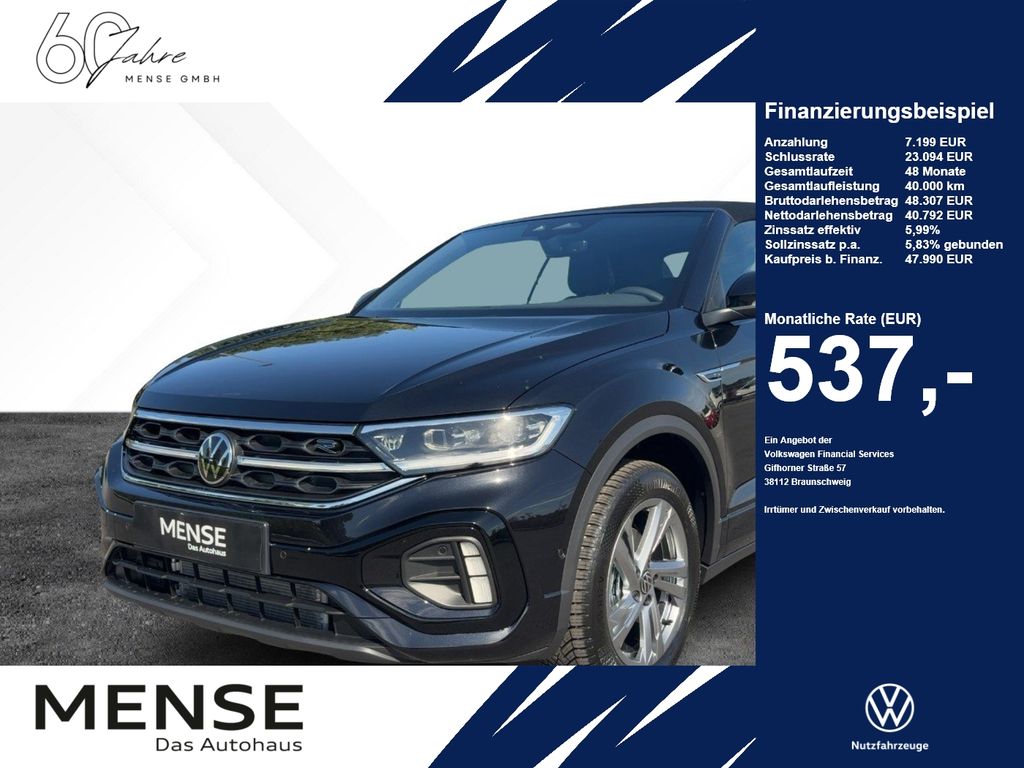 Volkswagen T-Roc Cabriolet R-Line 1.5 l TSI OPF DSG Navi IQ