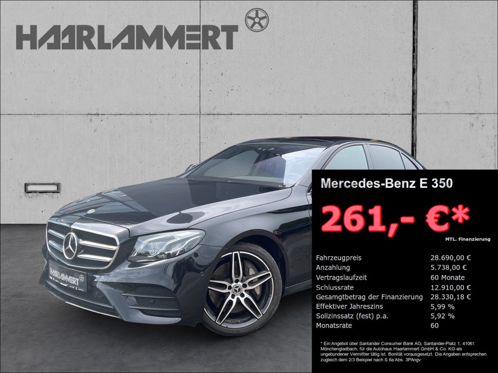 Bild des Angebotes Mercedes-Benz E 350 NUR GEWERBE+AMG LINE+VOLL+PANO+STHZ+LEDER+