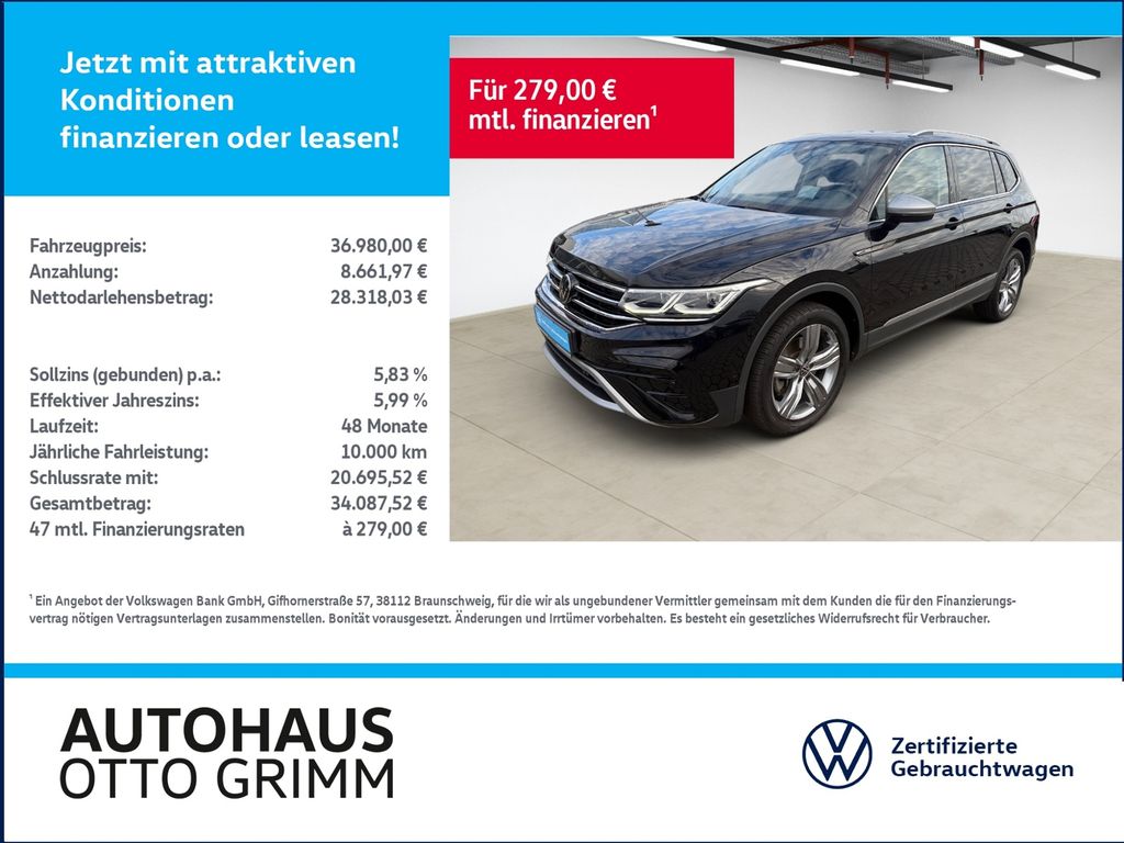Bild des Angebotes Volkswagen Tiguan Allspace 2.0 TDI DSG 4M AHK Standhz IQLED