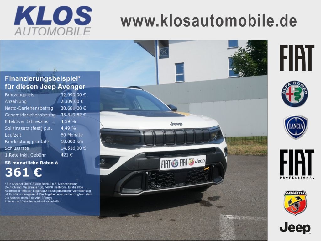 Bild des Angebotes Jeep Avenger THE NORTH FACE 1.2 4xe HYBRID 145 PS DCT